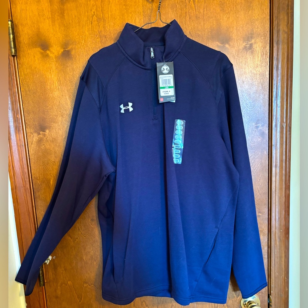 Under Armour Dark Blue Zip Pullover